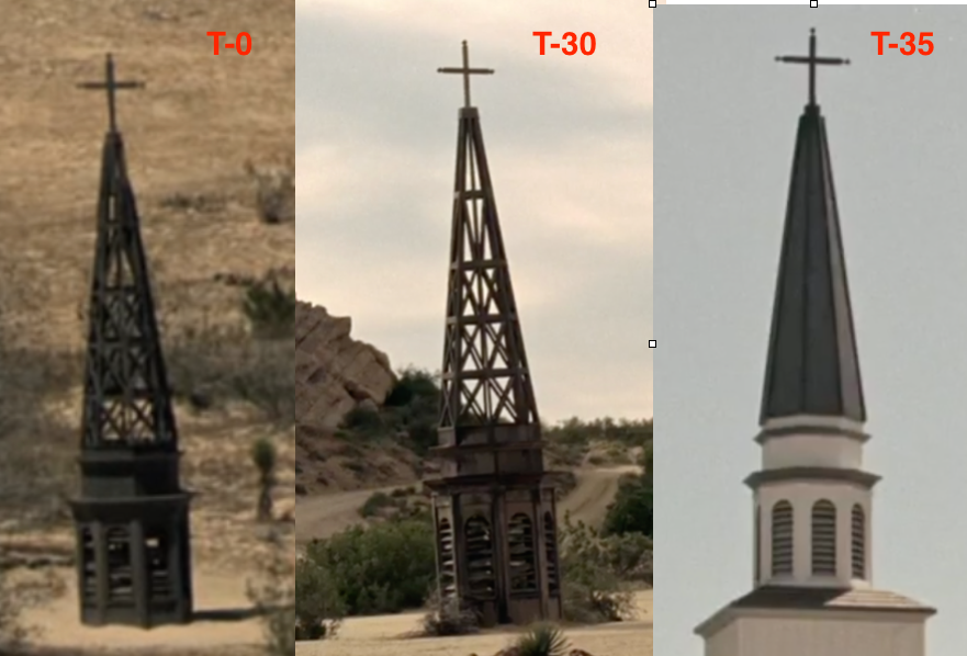 Les trois églises de Westworld