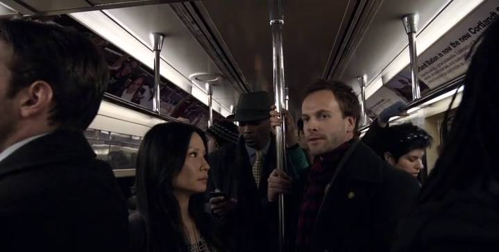 Sherlock et Watson en metro