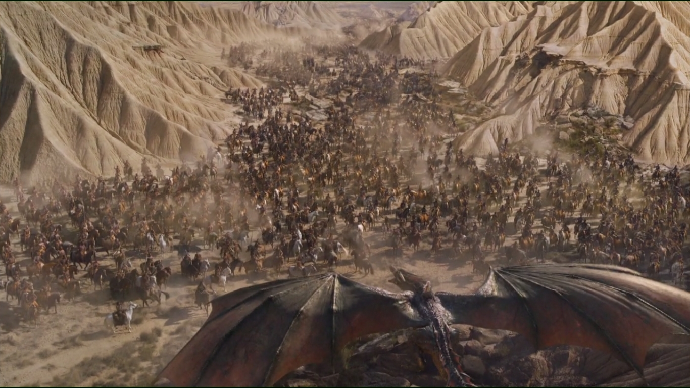 Drogon et les Dotrakhis