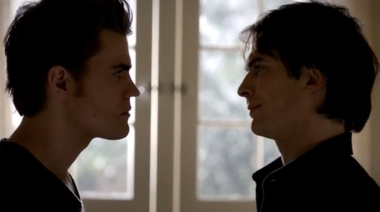 The Vampire diaries S04E01 (Stefan VS Damon)