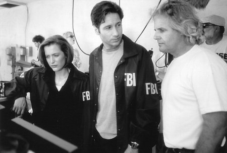 Carter, Duchovny et Gillian Anderson