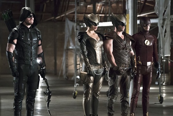 Green Arrow, The Flash et les Hawks