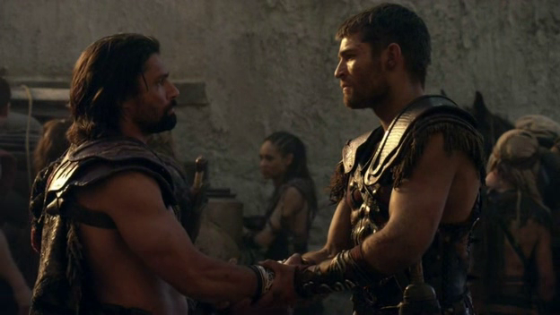 Crixus et Spartacus - Spartacus War of Damned - S03E08