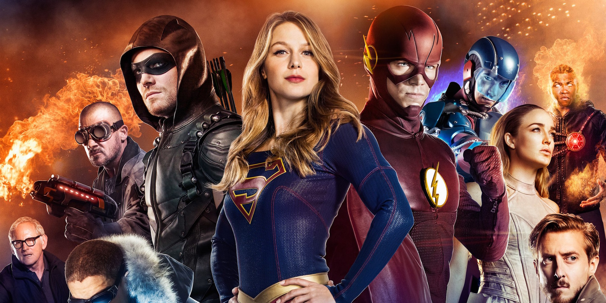 Les quatre séries super-héroïques de la CW
