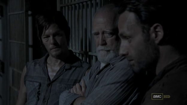 Daryl, Hershel et Rick - The Walking Dead - S03E11