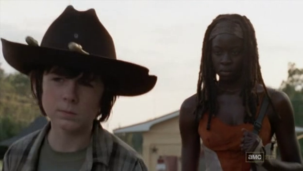 Carl et Michonne - The Walking Dead - S03E12