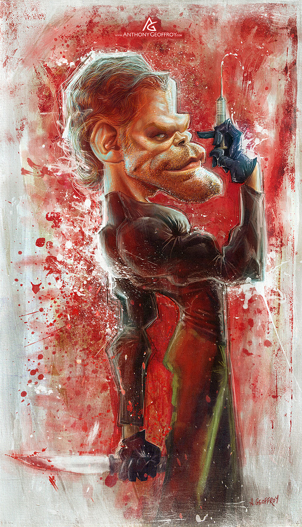 caricature dexter