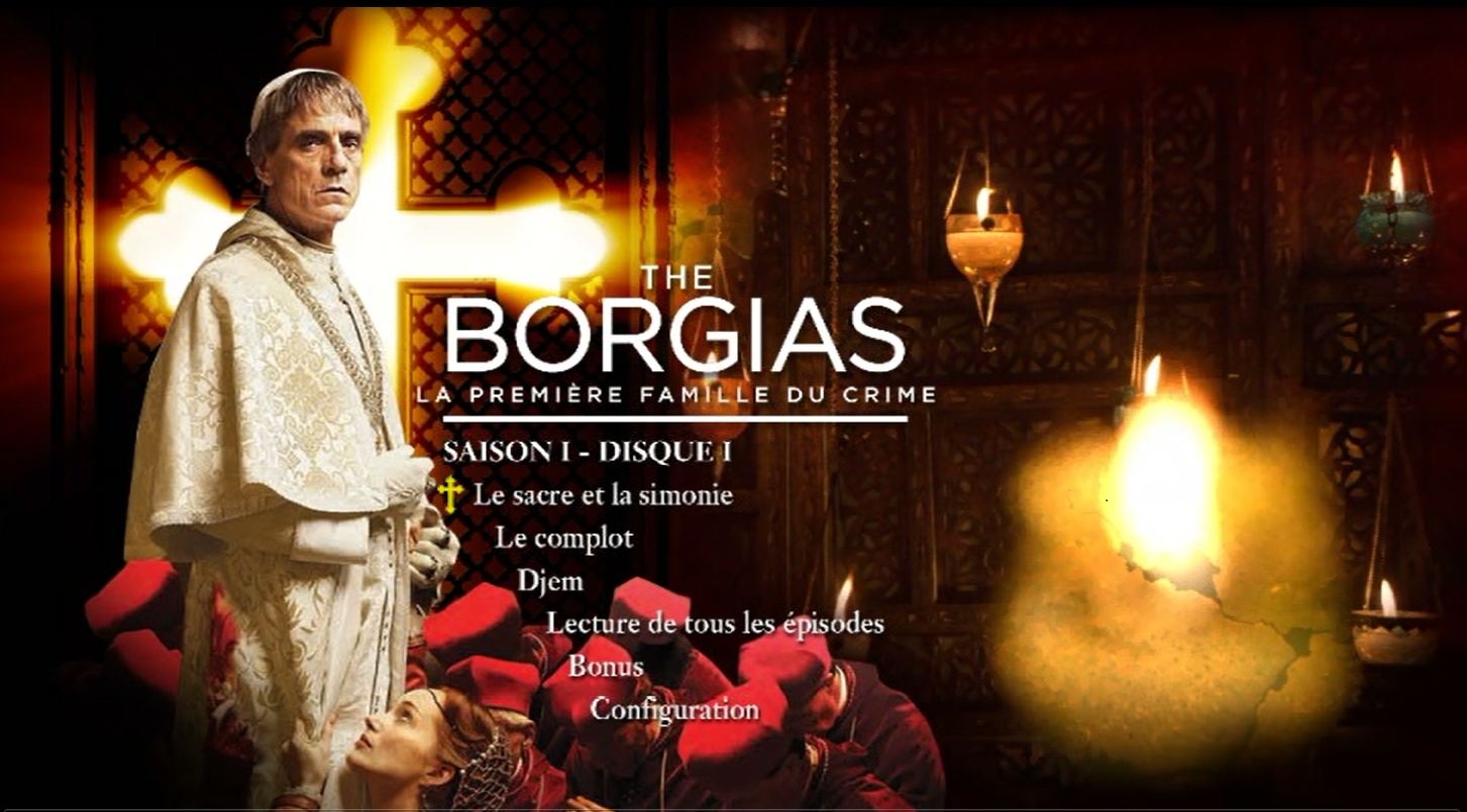 Menu Dvd The Borgias Saison 1