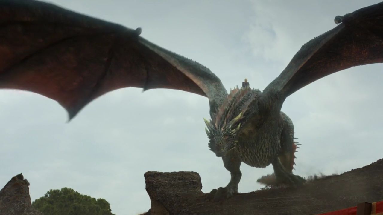 Dany sur son dragon