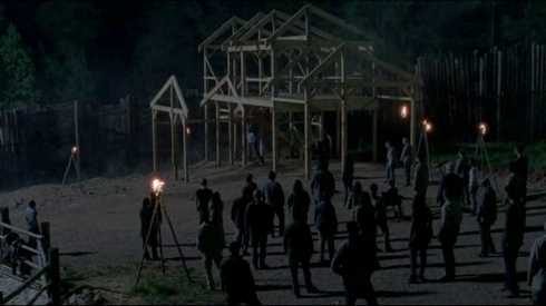 The Walking Dead 9.01 : Gregory pendu
