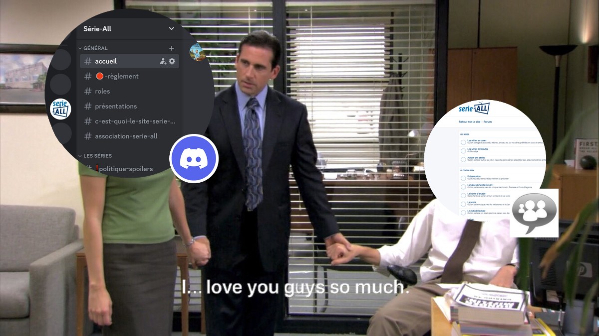 Le forum cède sa place au Discord dans une image inspirée par The Office