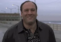 Fonz du mois avis favorable : Tony Soprano content (il vient probablement de tuer quelqu'un)