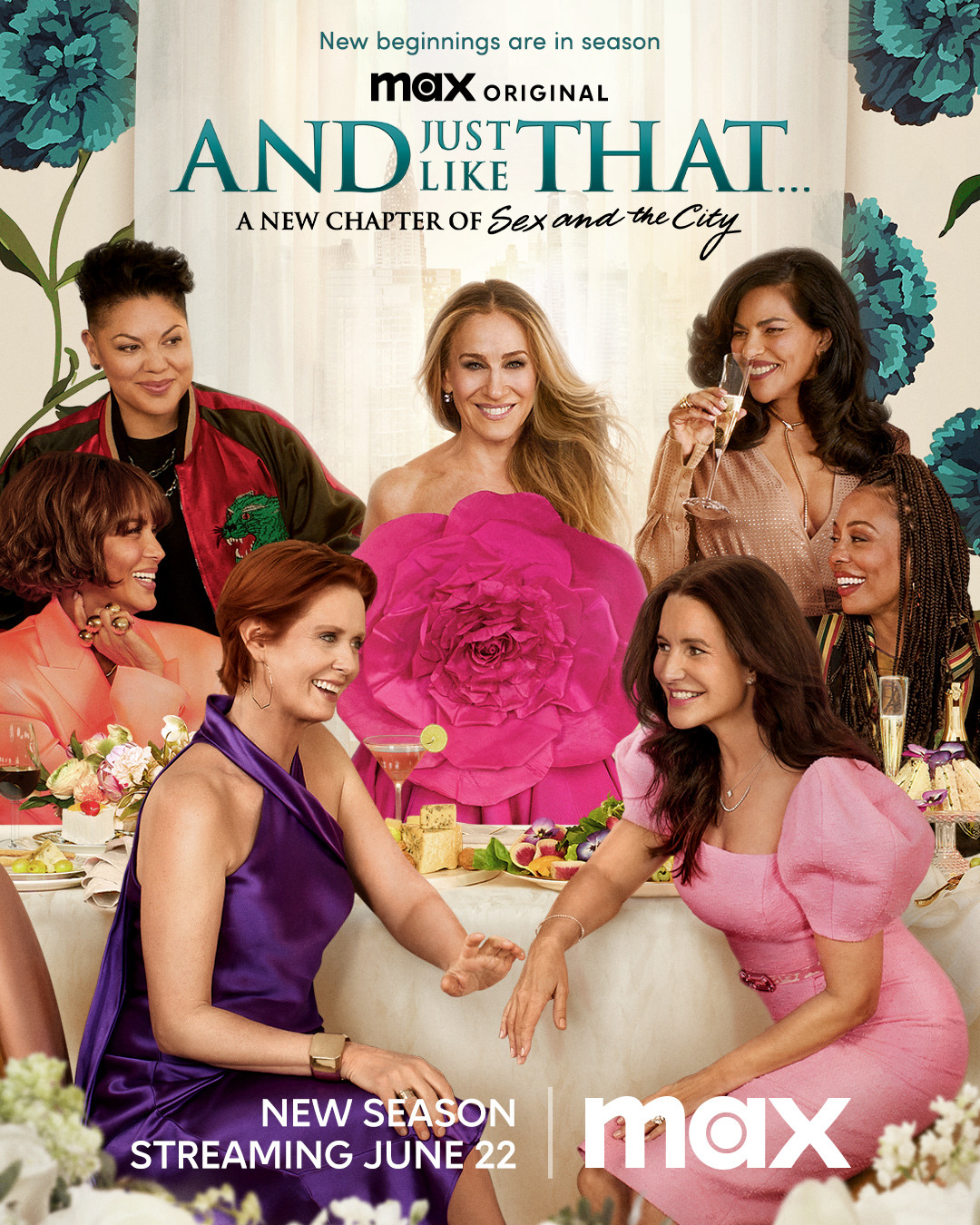 Affiche promotionnelle de la saison 2 avec toutes les femmes de la série.