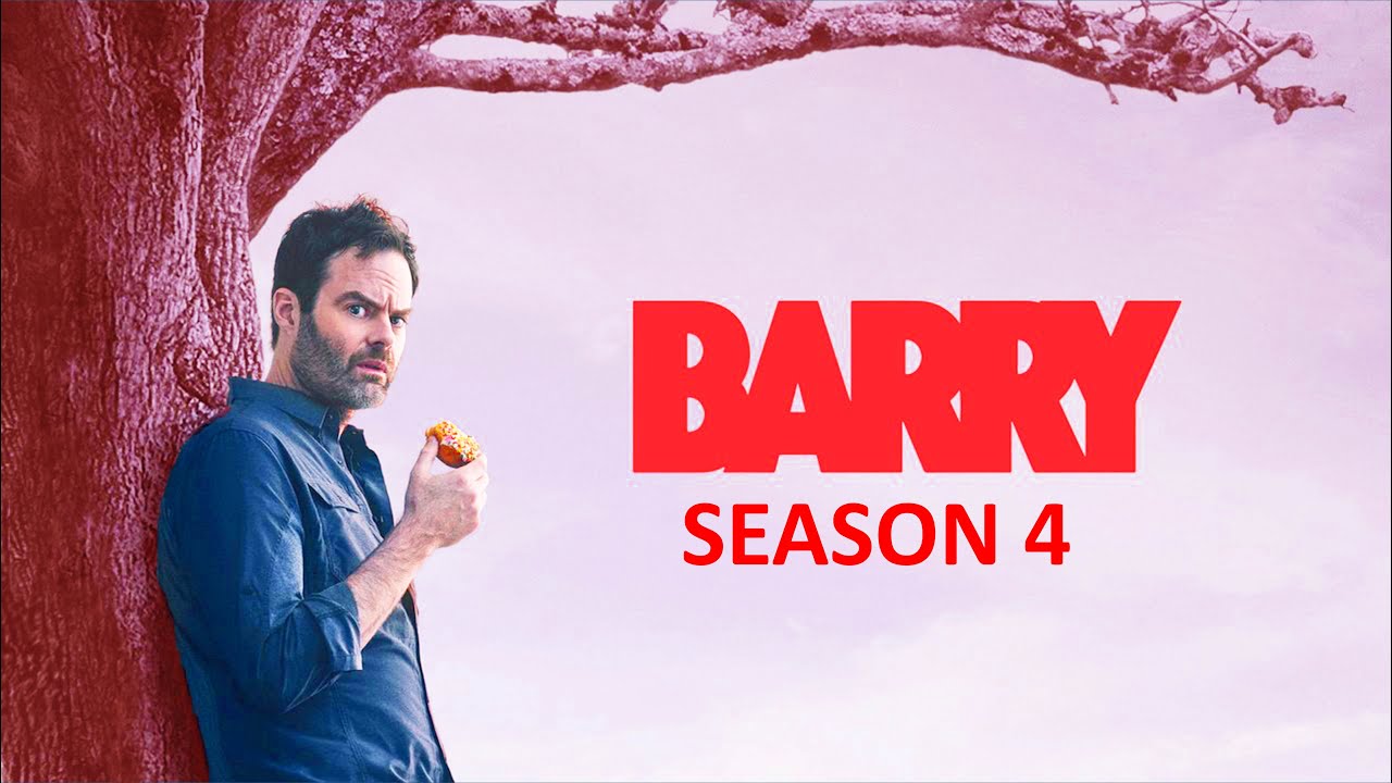 Affiche de la saison 4 avec Barry contre un arbre rouge.