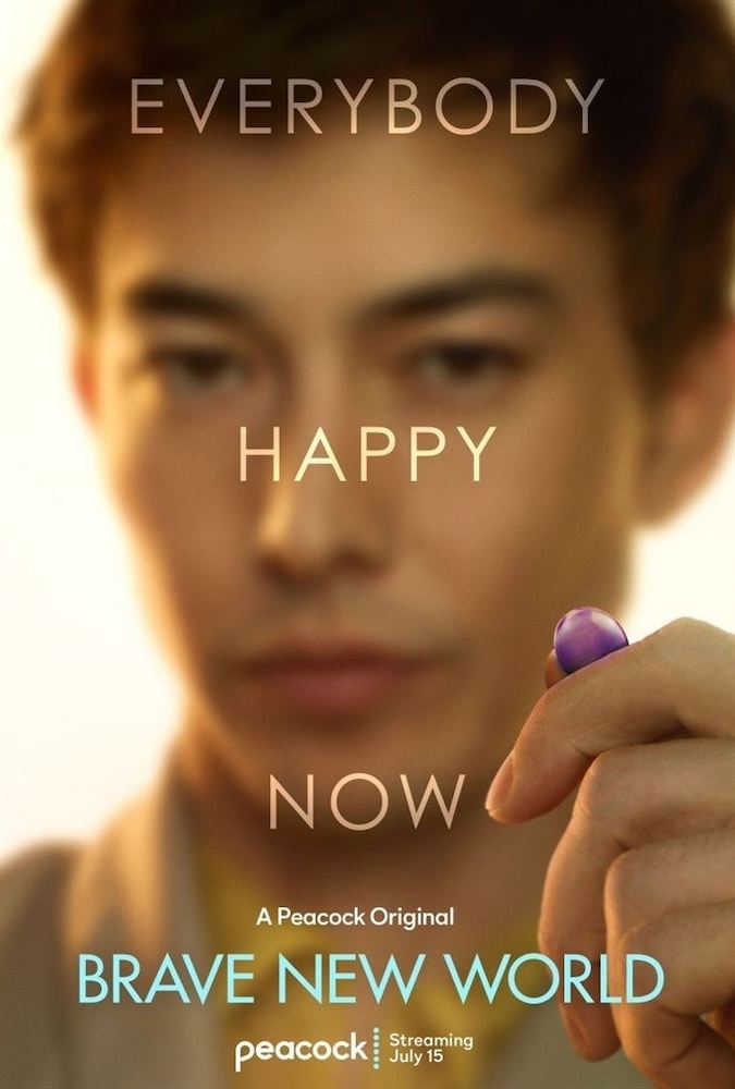 Affiche promotionnelle de la série avec Henry qui tend un Soma violet.