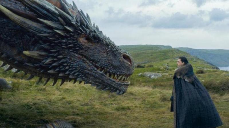 Drogon et Jon - Game of Thrones - S07E05